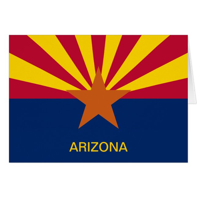 Drapeau de l'État d'Arizona (Devant Horizontal)