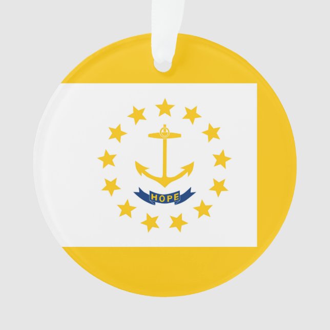 Drapeau de l'État de Rhode Island (devant)