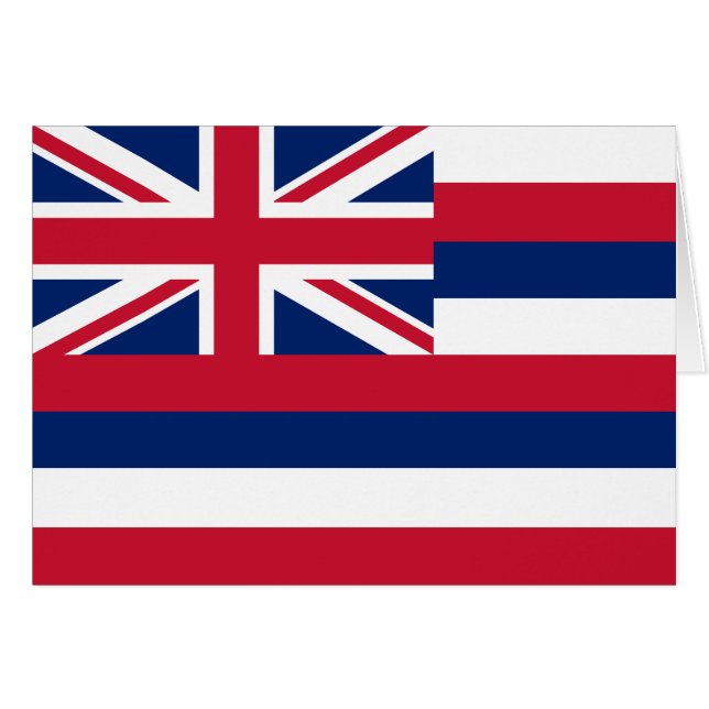 Drapeau de l'État d'Hawaii (Devant horizontal)