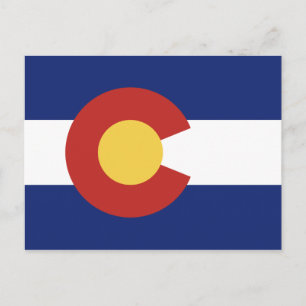 Drapeau de l'état du Colorado cartes postales pers
