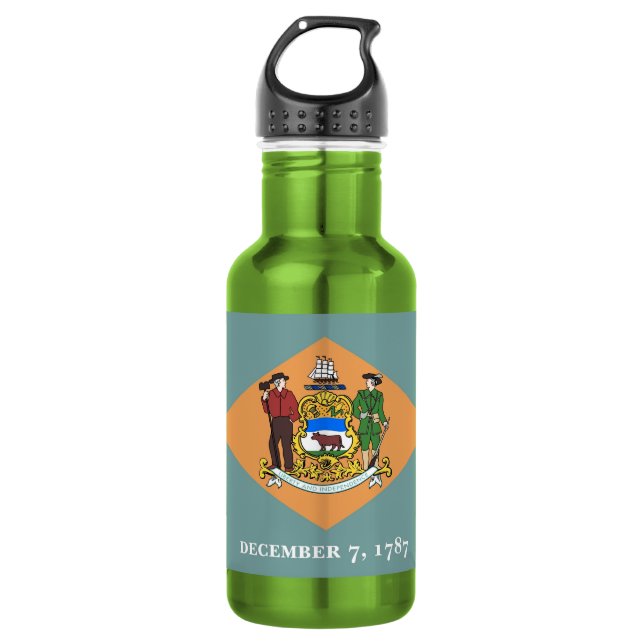 Drapeau de l'Etat du Delaware Bouteille de la Libe (Devant)