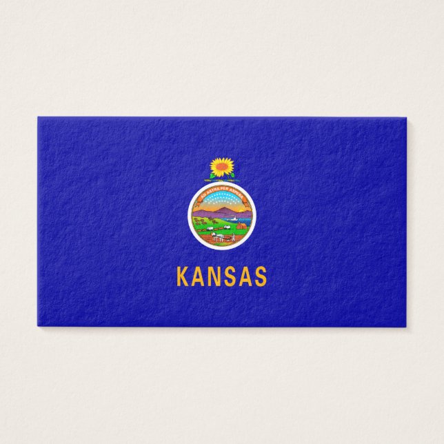 Drapeau de l'État du Kansas (Devant)