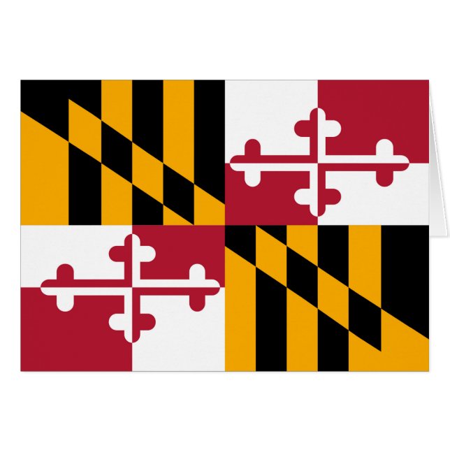 Drapeau de l'État du Maryland (Devant horizontal)