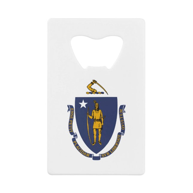 Drapeau de l'État du Massachusetts (Devant)