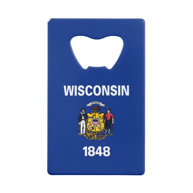 Drapeau de l'État du Wisconsin (Devant)