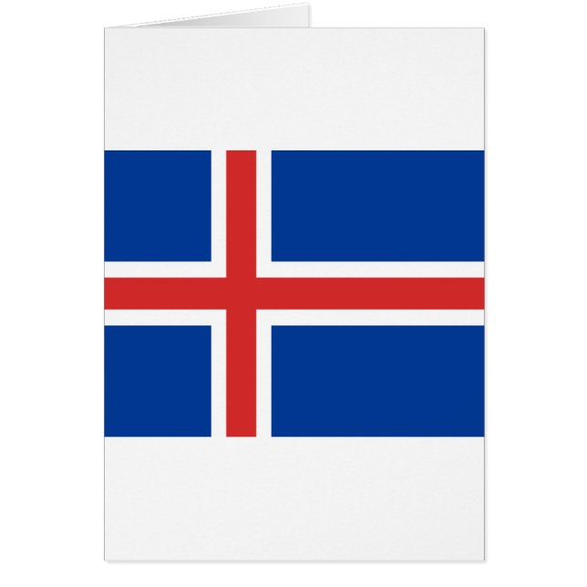 Drapeau de l'Islande (Devant)