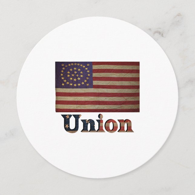 Drapeau de l'Union de guerre civile 🇺 carte histo (Devant)