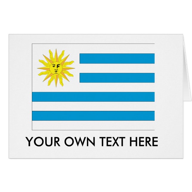 Drapeau de l'Uruguay (Devant horizontal)