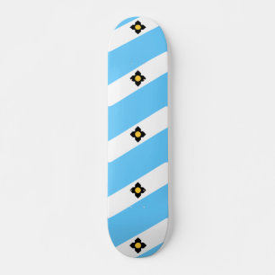 Drapeau de Madison, Wisconsin Skateboard