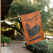 Chauves-souris Citrouilles fantômes d'Halloween no