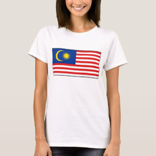 Drapeau de Malaisie x Carte T-shirt