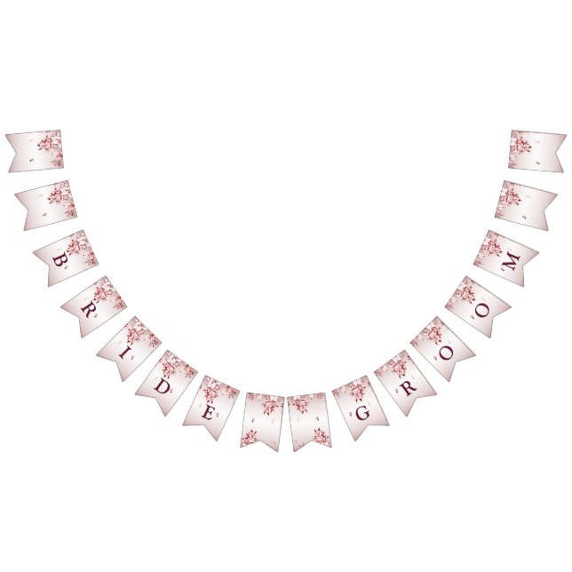 Drapeau de Mariage rose (Tout)