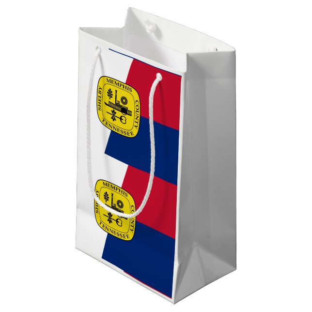 Drapeau de Memphis, Tennessee petit sac cadeau (Devant Angle)