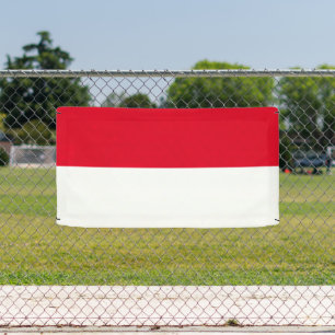 Drapeau de Monaco Monte Carlo panneau de bannière