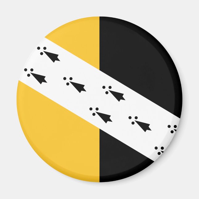 Drapeau de Norfolk Magnet (Devant)