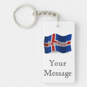 Drapeau de ondulation de l'Islande
