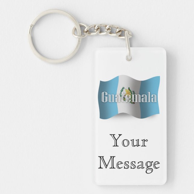 Drapeau de ondulation du Guatemala (Devant)