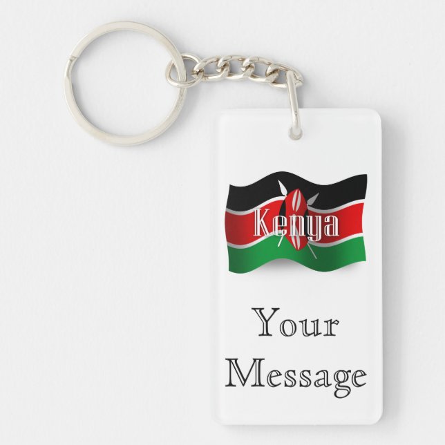 Drapeau de ondulation du Kenya (Devant)