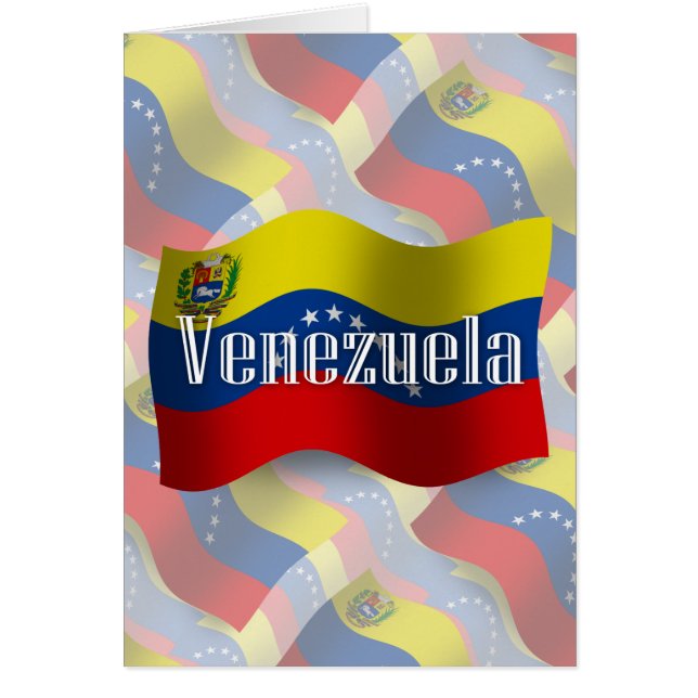 Drapeau de ondulation du Venezuela (Devant)