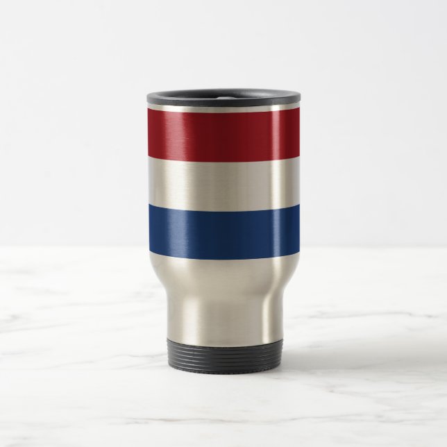 Drapeau de Pays-Bas Travel/Commuter Mug (Centre)