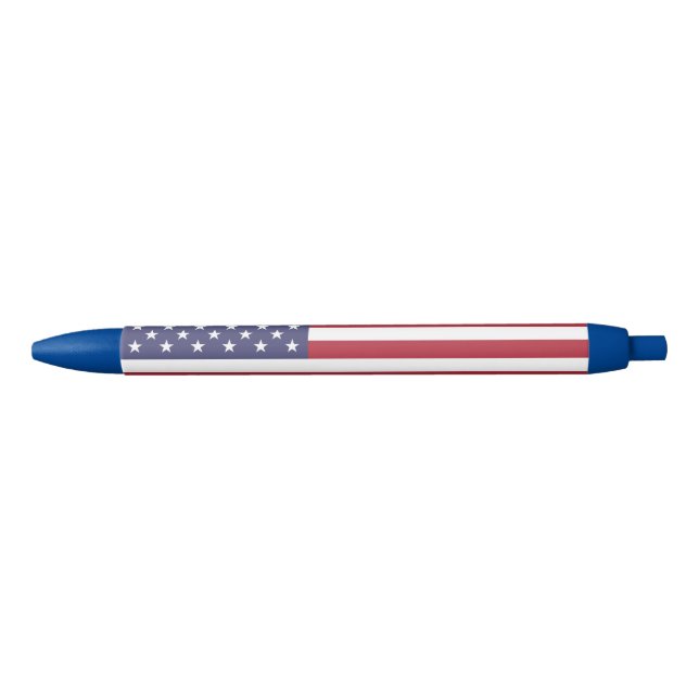 Drapeau de pays USA stylo à bille rétractable (Devant)