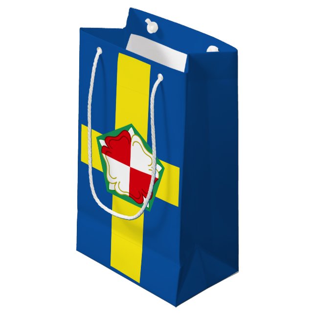 Drapeau de Pembrokeshire petit sac cadeau (Devant Angle)