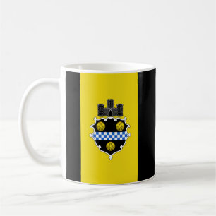 Drapeau de Pittsburgh, Pennsylvanie Mug de café
