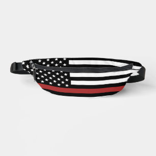 Drapeau de pompier Mince Red Line USA