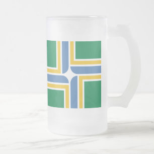 Drapeau de Portland, Oregon Gelé Beer Mug
