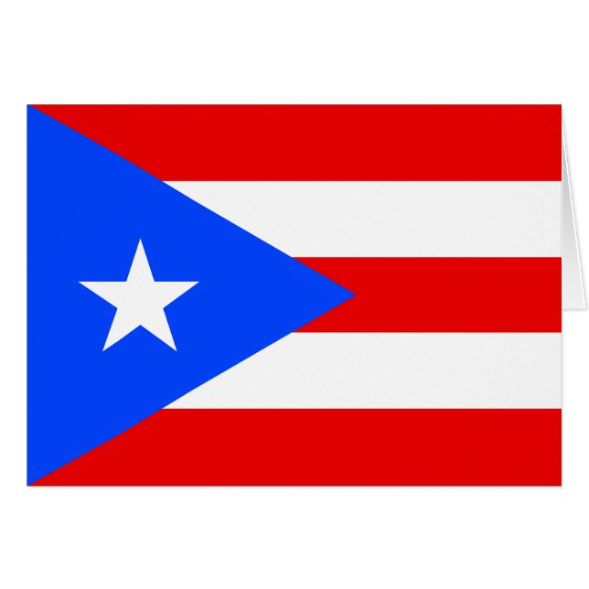 Drapeau de Porto Rico (Devant horizontal)