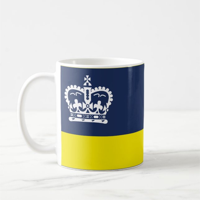 Drapeau de Regina (Saskatchewan) Café Mug (Gauche)