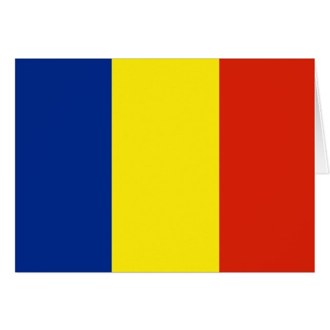 Drapeau de Roumanie (Devant horizontal)