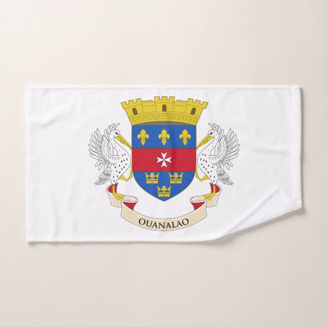 Drapeau de Saint-Barthélemy (Serviette à main)