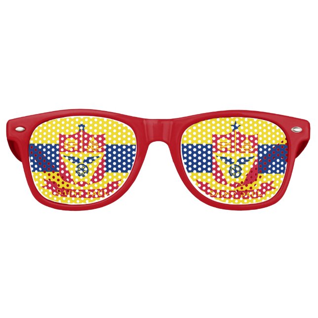 Drapeau de St Paul, Minnesota lunettes de soleil r (Devant)