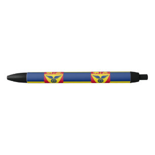 Drapeau de St Paul, Minnesota Stylo noir d'encre