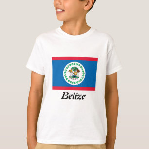 Drapeau de T-shirt de filles de Belize