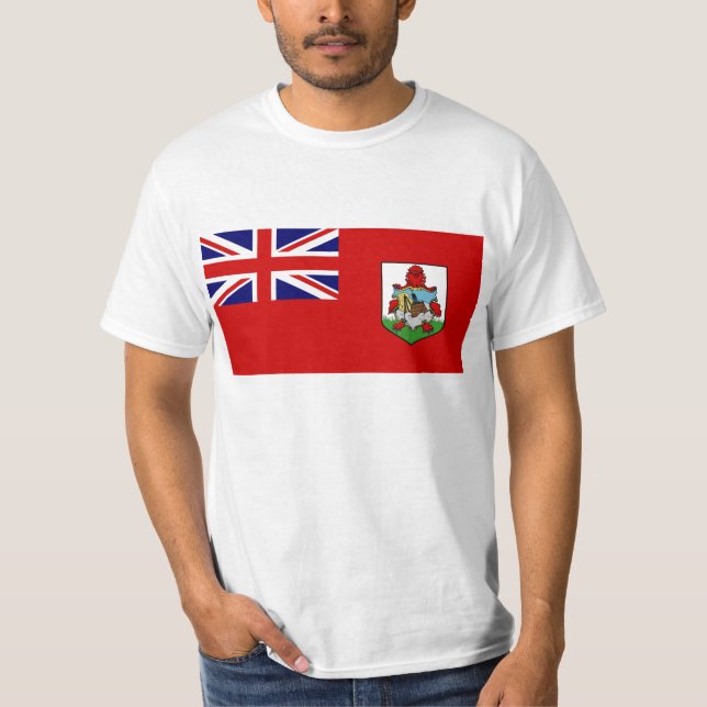 Drapeau de T-shirt des Bermudes (Devant)