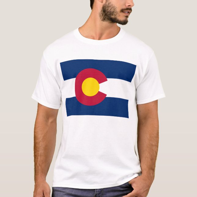 drapeau de T-shirt du Colorado (Devant)