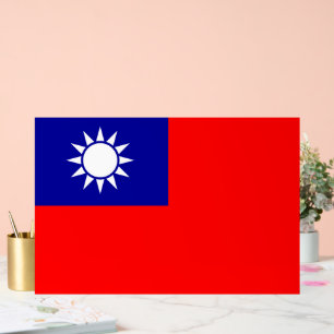 Drapeau de Taïwan : République de Chine, Taipei ch