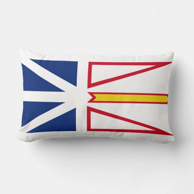 Drapeau de Terre-Neuve-et-Labrador Oreiller (Recto)