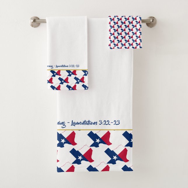 DRAPEAU DE TEXAS Chrétien Personnalisé (En situation)