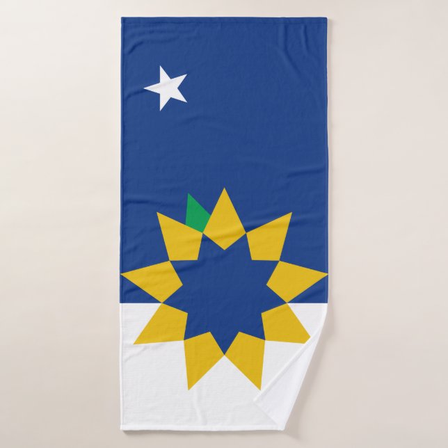Drapeau de Topeka, Kansas (Serviette de bain)