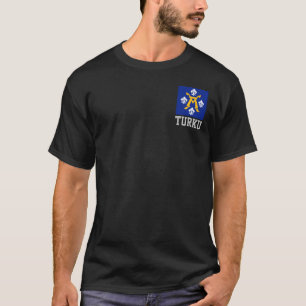 Drapeau de Turku, Finlande T-shirt