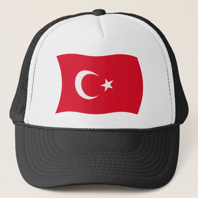 Drapeau de Turquie Casquette (Devant)