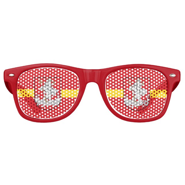 Drapeau de Vilnius, Lituanie Lunettes de soleil ré (Devant)