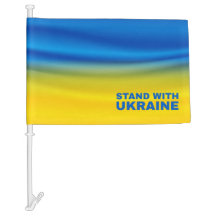 Drapeau de voiture Ukraine