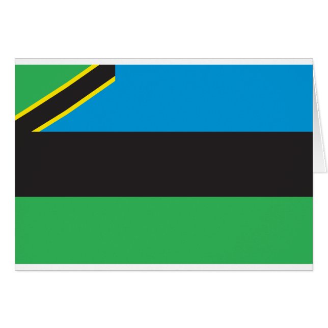 Drapeau de Zanzibar (Devant horizontal)