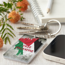 Drapeau déchiré de style Peinture de Palestine lib