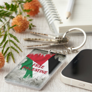 Drapeau déchiré de style Peinture de Palestine lib