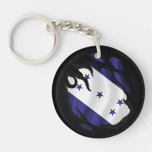 Drapeau déchiré du Honduras